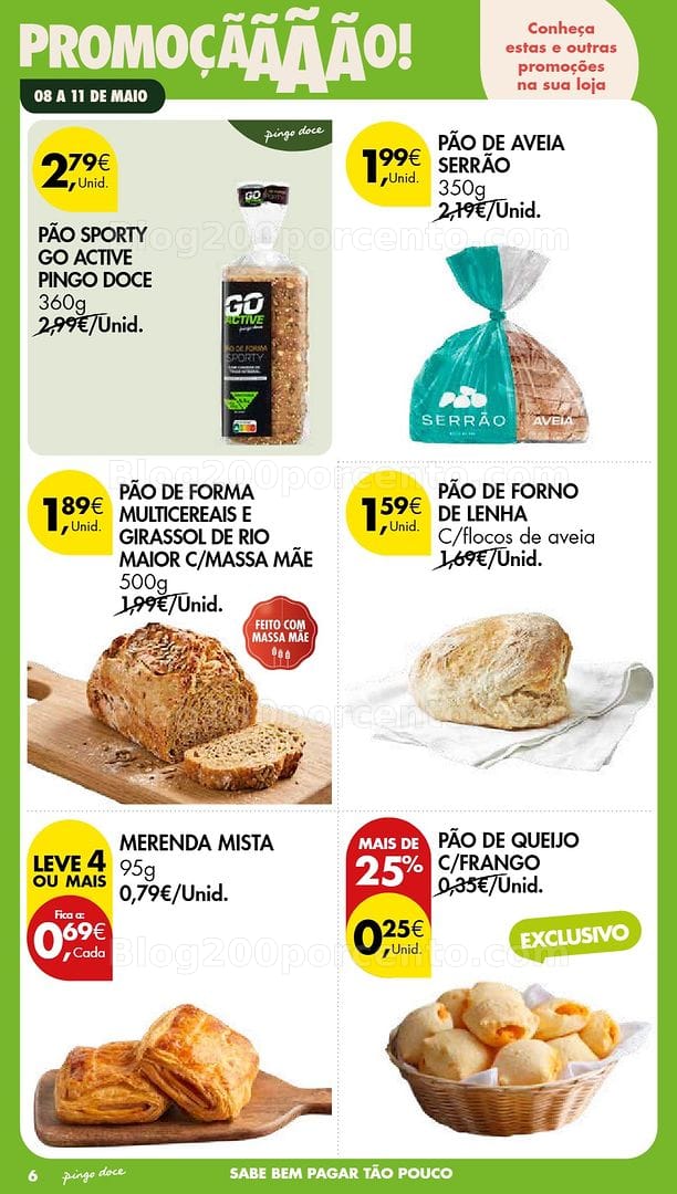 Antevisão Folheto PINGO DOCE Promoções Fim de Semana - 8 a 11 maio