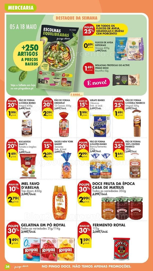 Antevisão Folheto PINGO DOCE Lojas Grandes Promoções de 12 a 18 maio