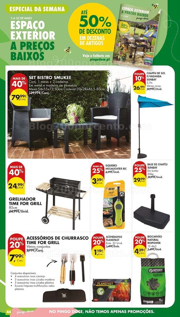 Antevisão Folheto PINGO DOCE Bazar Lojas Grandes Promoções de 12 a 18 maio