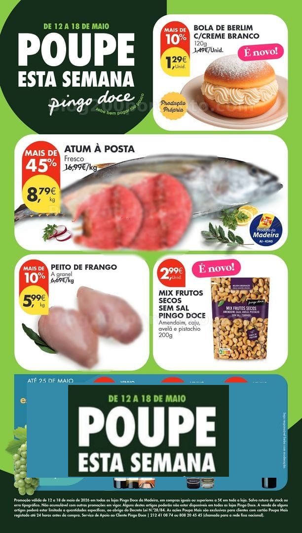Antevisão Folheto PINGO DOCE Madeira Promoções de 12 a 18 maio