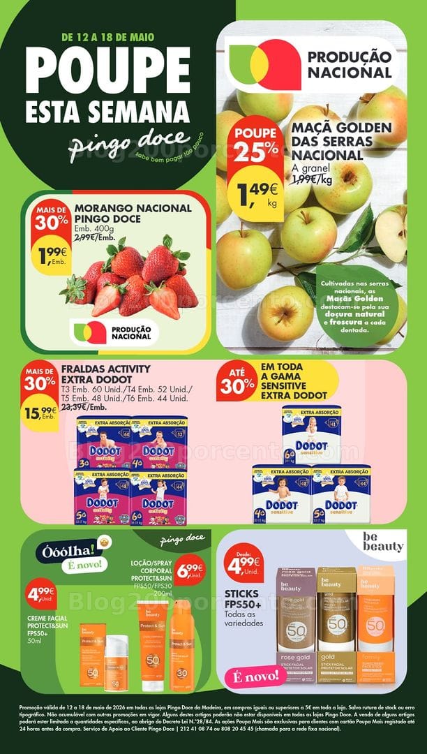 Antevisão Folheto PINGO DOCE Madeira Promoções de 12 a 18 maio