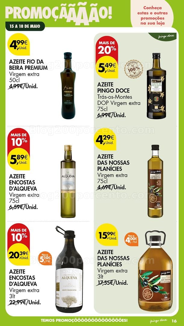 Antevisão Folheto PINGO DOCE Promoções de 15 a 18 maio