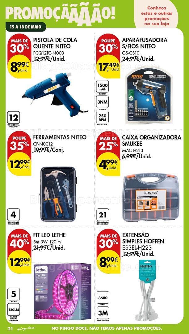 Antevisão Folheto PINGO DOCE Promoções de 15 a 18 maio