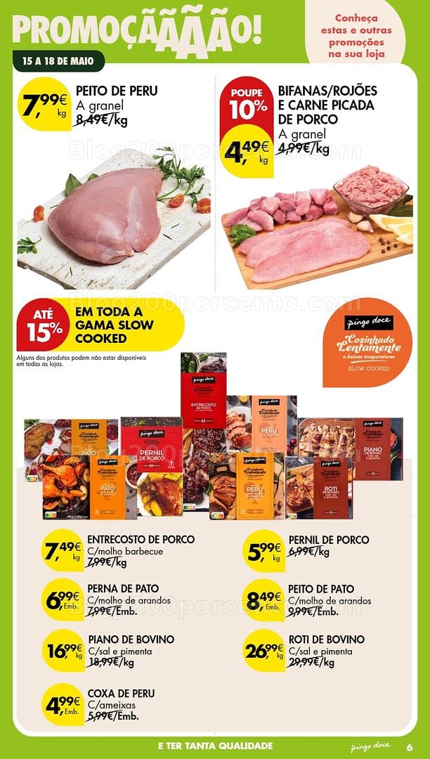 Antevisão Folheto PINGO DOCE Promoções de 15 a 18 maio