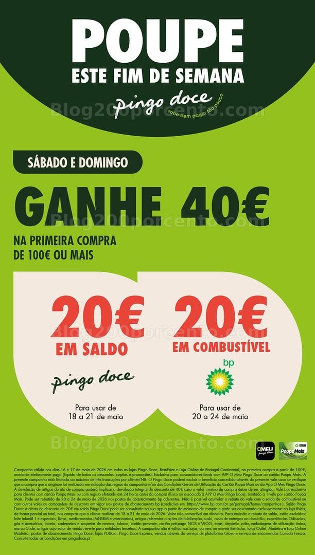 Antevisão Folheto PINGO DOCE Promoções Fim de Semana - 16 e 17 maio