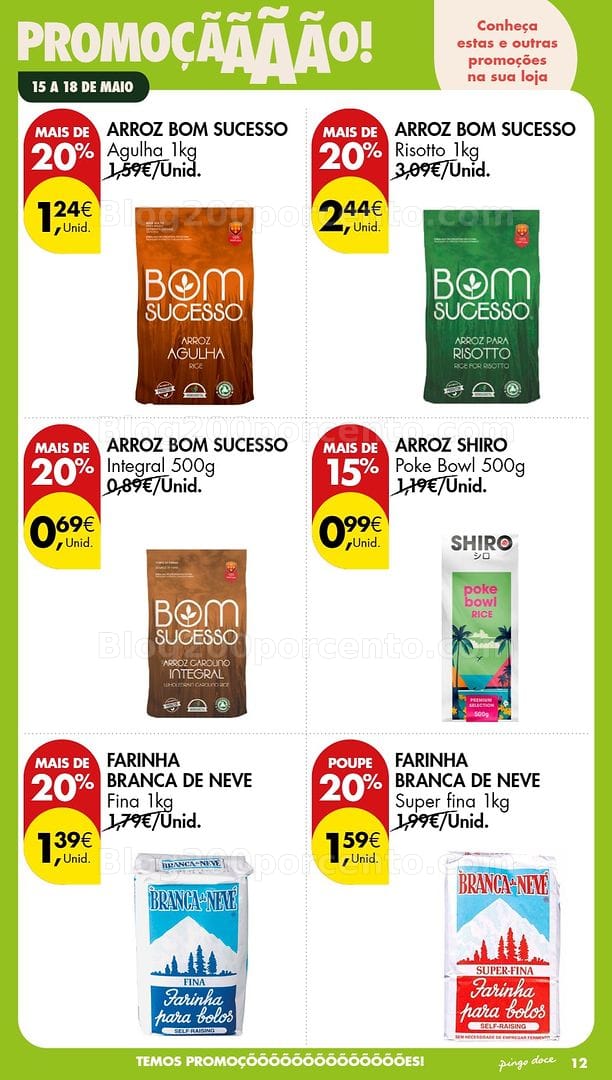Antevisão Folheto PINGO DOCE Promoções Fim de Semana - 16 e 17 maio