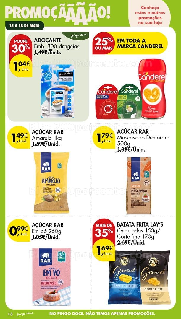 Antevisão Folheto PINGO DOCE Promoções Fim de Semana - 16 e 17 maio