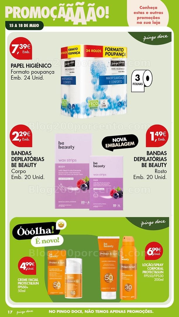 Antevisão Folheto PINGO DOCE Promoções Fim de Semana - 16 e 17 maio