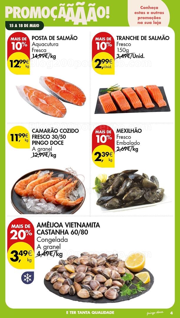 Antevisão Folheto PINGO DOCE Promoções Fim de Semana - 16 e 17 maio