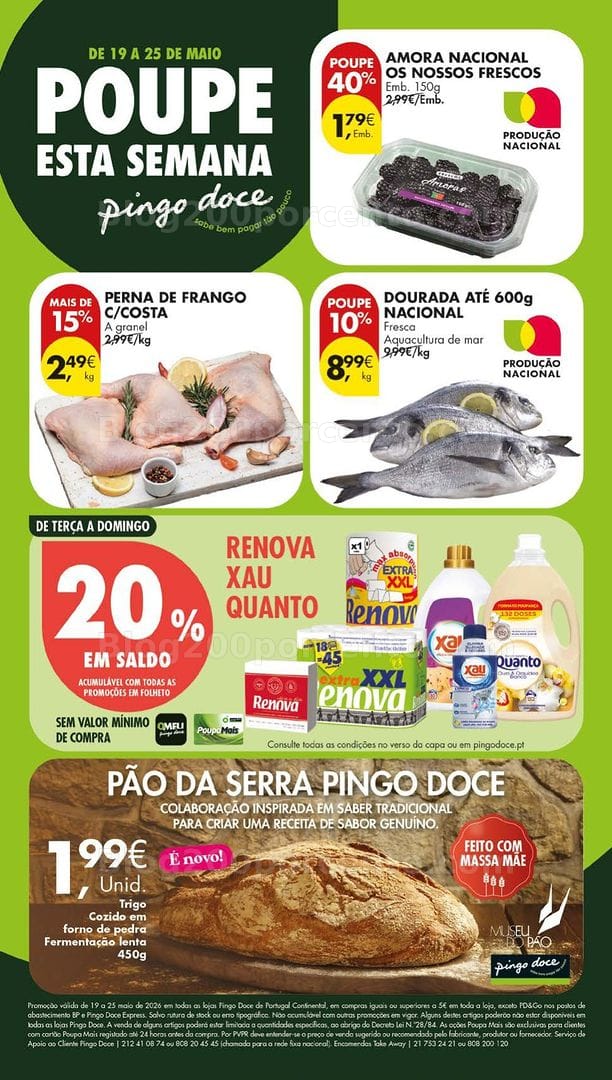 Antevisão Folheto PINGO DOCE Lojas Grandes Promoções de 19 a 25 maio