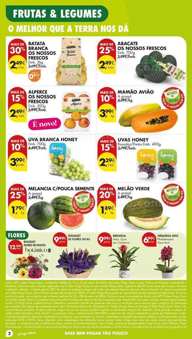 Antevisão Folheto PINGO DOCE Lojas Grandes Promoções de 19 a 25 maio
