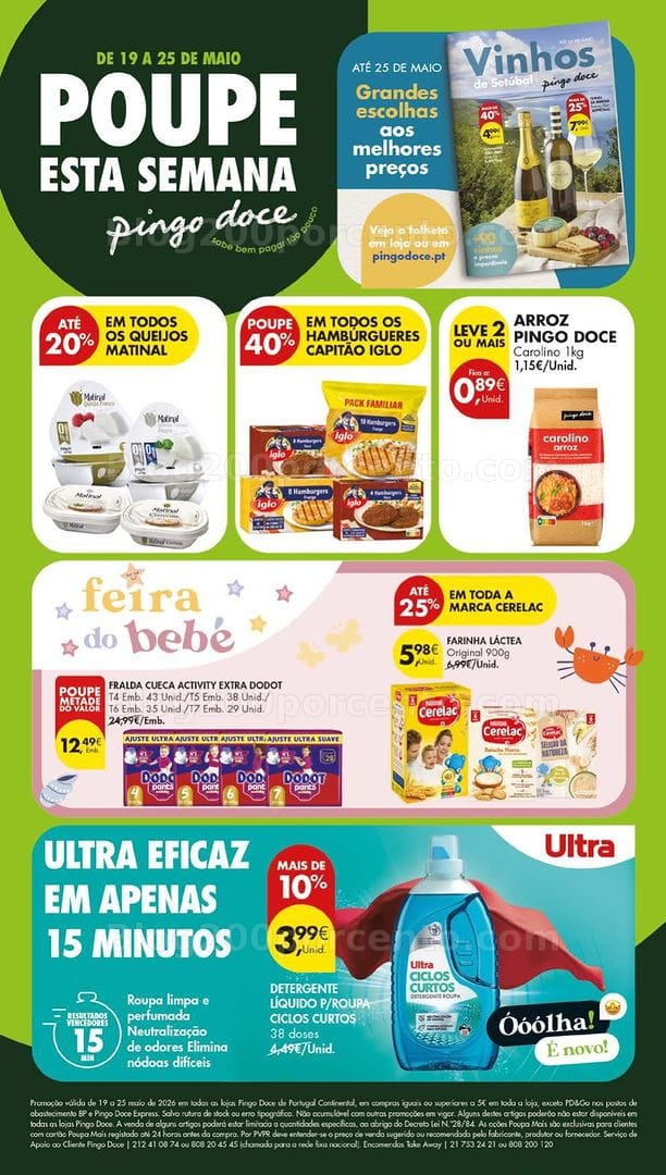 Antevisão Folheto PINGO DOCE Lojas Grandes Promoções de 19 a 25 maio