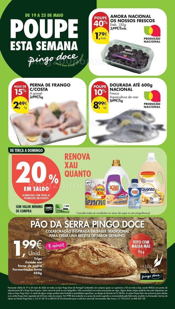 Antevisão Folheto PINGO DOCE Lojas Pequenas Promoções de 19 a 25 maio