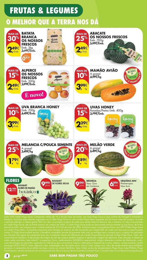 Antevisão Folheto PINGO DOCE Lojas Pequenas Promoções de 19 a 25 maio