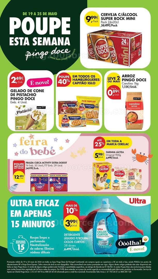 Antevisão Folheto PINGO DOCE Lojas Pequenas Promoções de 19 a 25 maio