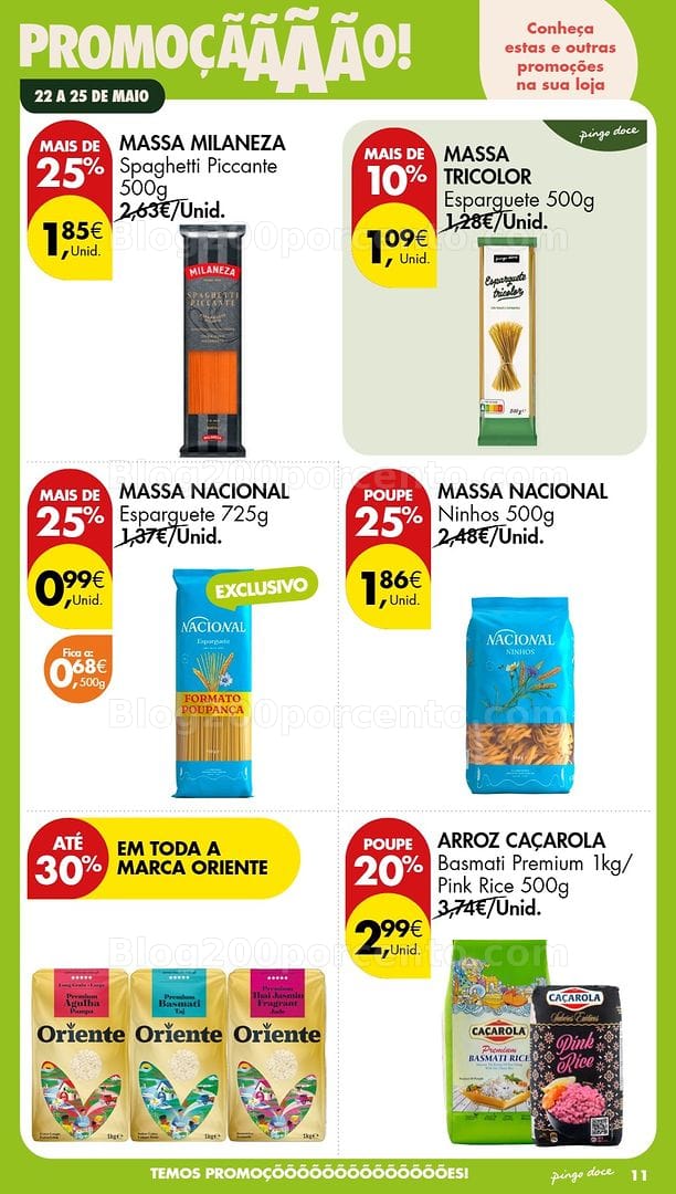 Antevisão Folheto PINGO DOCE Promoções Fim de Semana - 22 a 25 maio