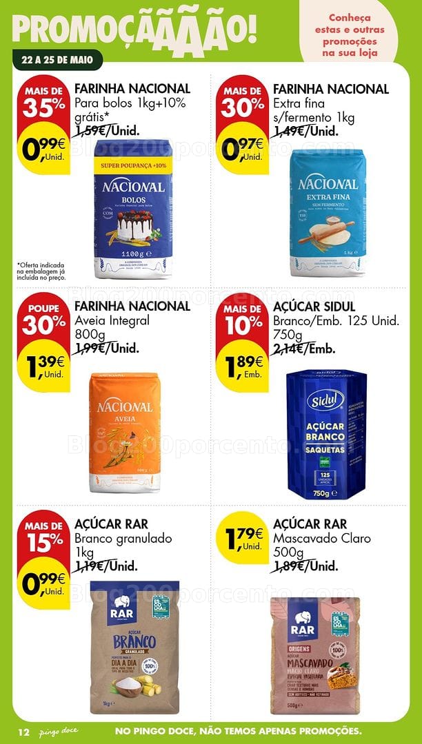 Antevisão Folheto PINGO DOCE Promoções Fim de Semana - 22 a 25 maio