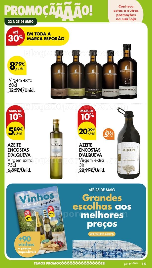 Antevisão Folheto PINGO DOCE Promoções Fim de Semana - 22 a 25 maio