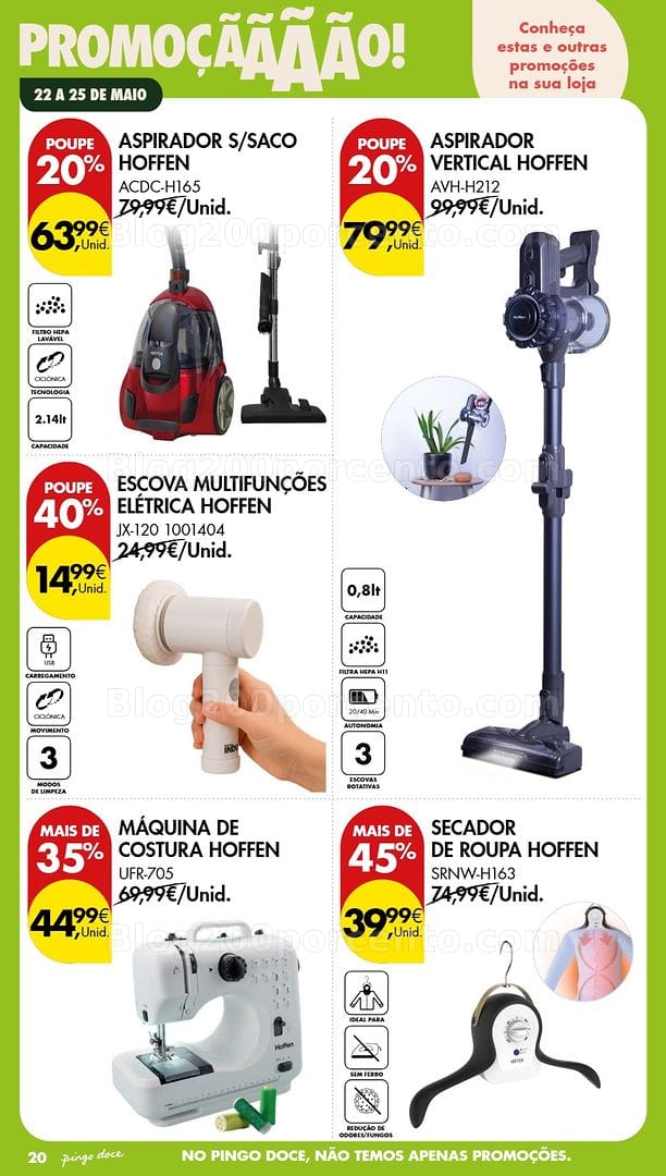Antevisão Folheto PINGO DOCE Promoções Fim de Semana - 22 a 25 maio