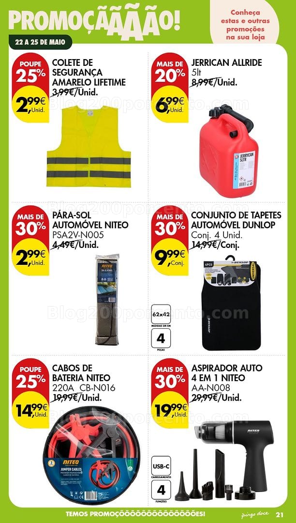 Antevisão Folheto PINGO DOCE Promoções Fim de Semana - 22 a 25 maio