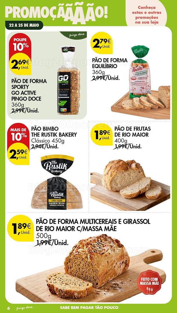 Antevisão Folheto PINGO DOCE Promoções Fim de Semana - 22 a 25 maio