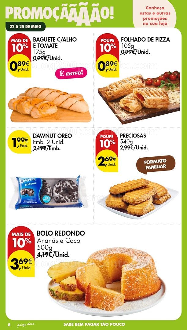 Antevisão Folheto PINGO DOCE Promoções Fim de Semana - 22 a 25 maio