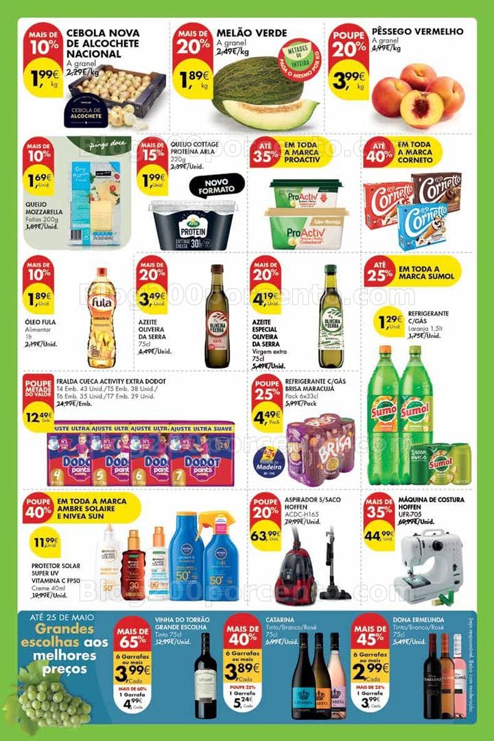 Antevisão Folheto PINGO DOCE Madeira Promoções Fim de Semana - 22 a 25 maio