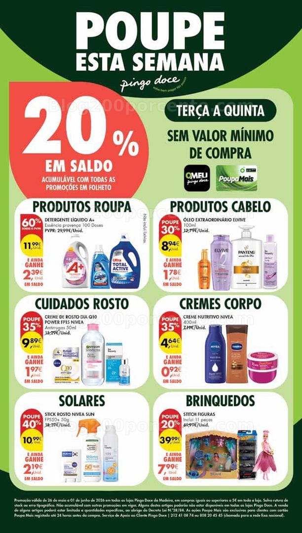 Antevisão Folheto PINGO DOCE Madeira Promoções de 26 maio a 1 junho