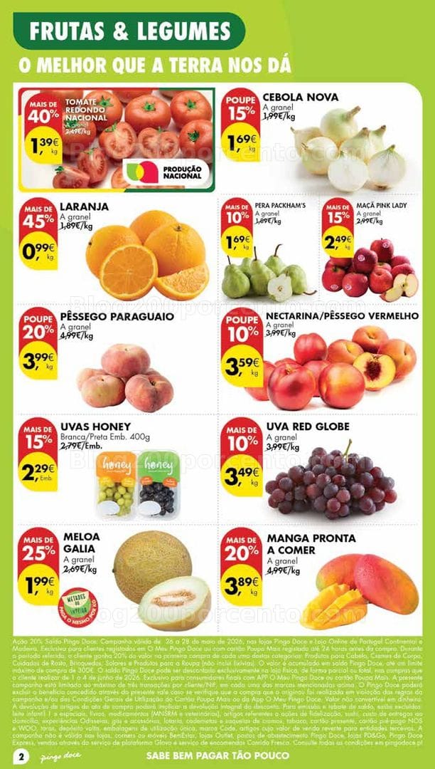 Antevisão Folheto PINGO DOCE Madeira Promoções de 26 maio a 1 junho