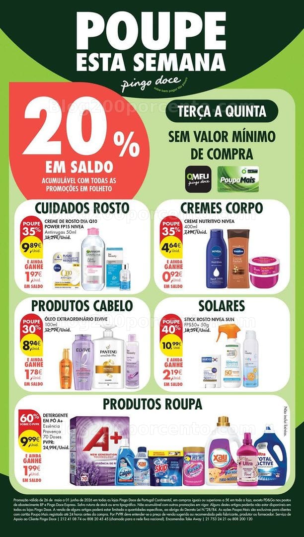 Antevisão Folheto PINGO DOCE Lojas Pequenas Promoções de 26 maio a 1 junho