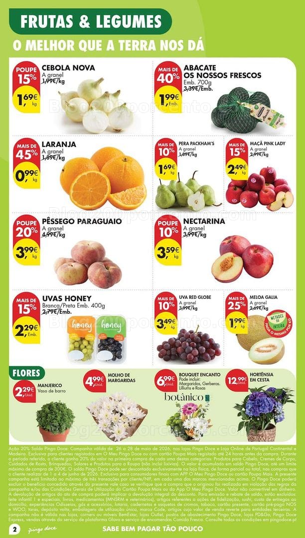 Antevisão Folheto PINGO DOCE Lojas Pequenas Promoções de 26 maio a 1 junho