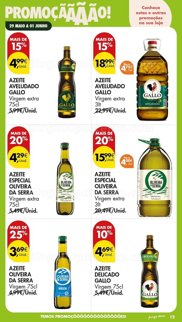 Antevisão Folheto PINGO DOCE Promoções de 29 a 31 maio