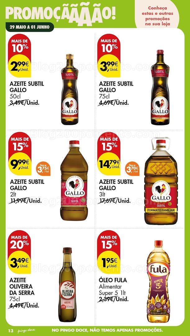 Antevisão Folheto PINGO DOCE Promoções de 29 a 31 maio