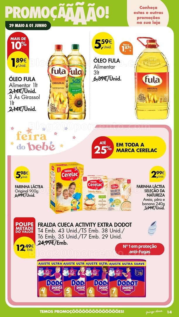 Antevisão Folheto PINGO DOCE Promoções de 29 a 31 maio