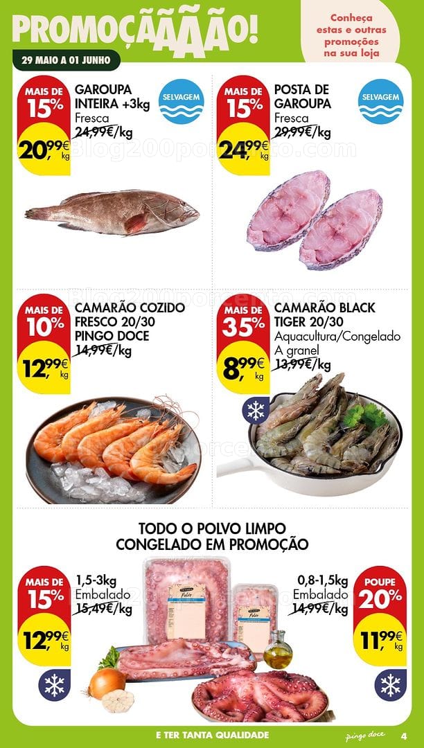 Antevisão Folheto PINGO DOCE Promoções de 29 a 31 maio