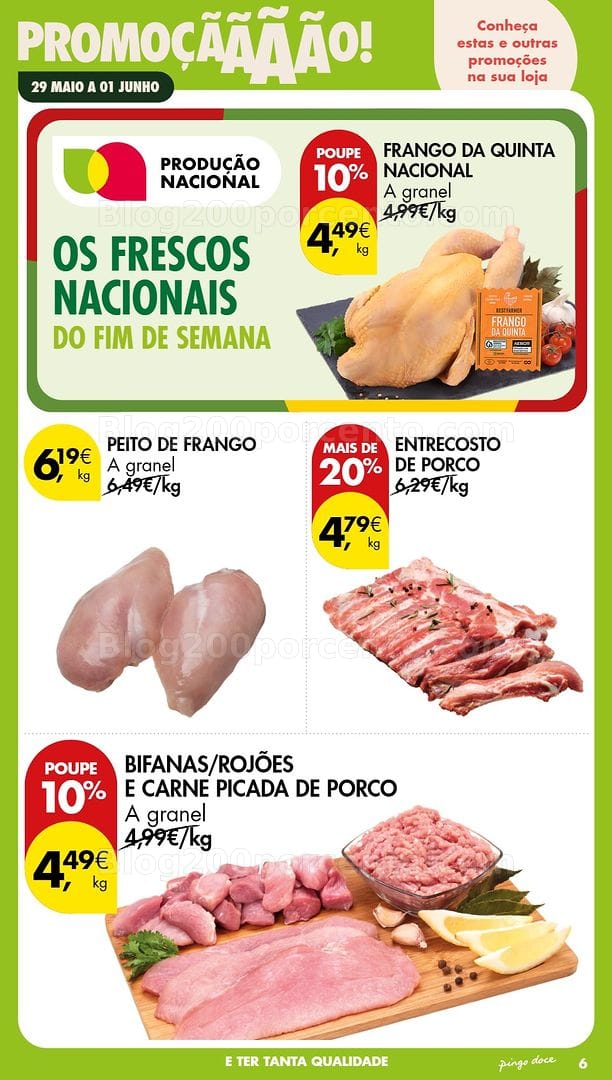 Antevisão Folheto PINGO DOCE Promoções de 29 a 31 maio