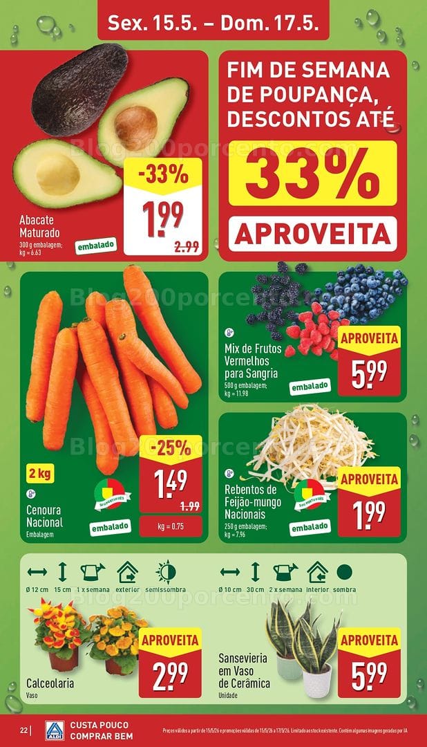 Antevisão Folheto ALDI Promoções de 11 a 17 maio