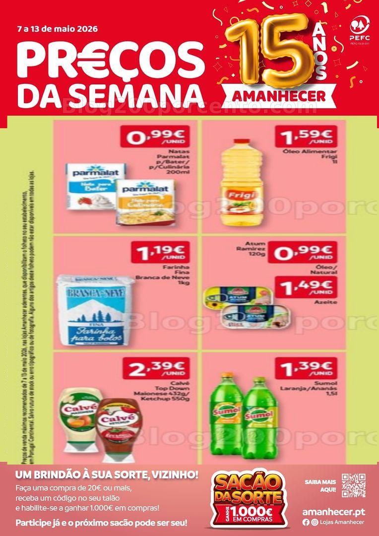 Antevisão Folheto AMANHECER Promoções de 7 a 13 maio
