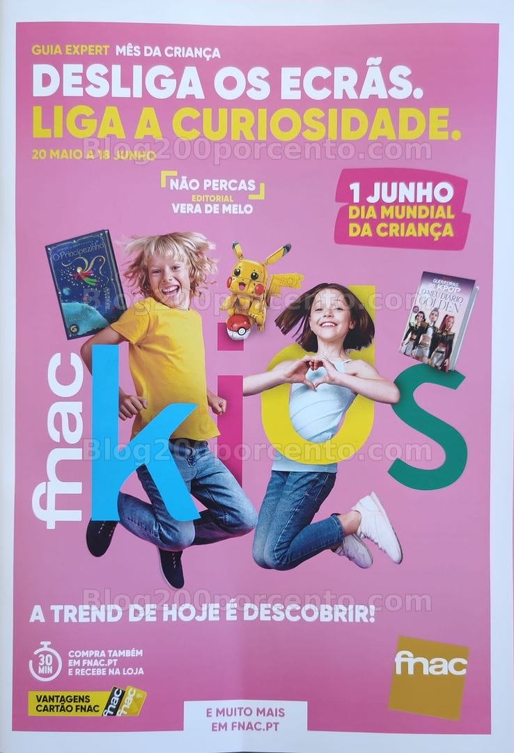 Antevisão Folheto FNAC Kids Promoções até 18 junho