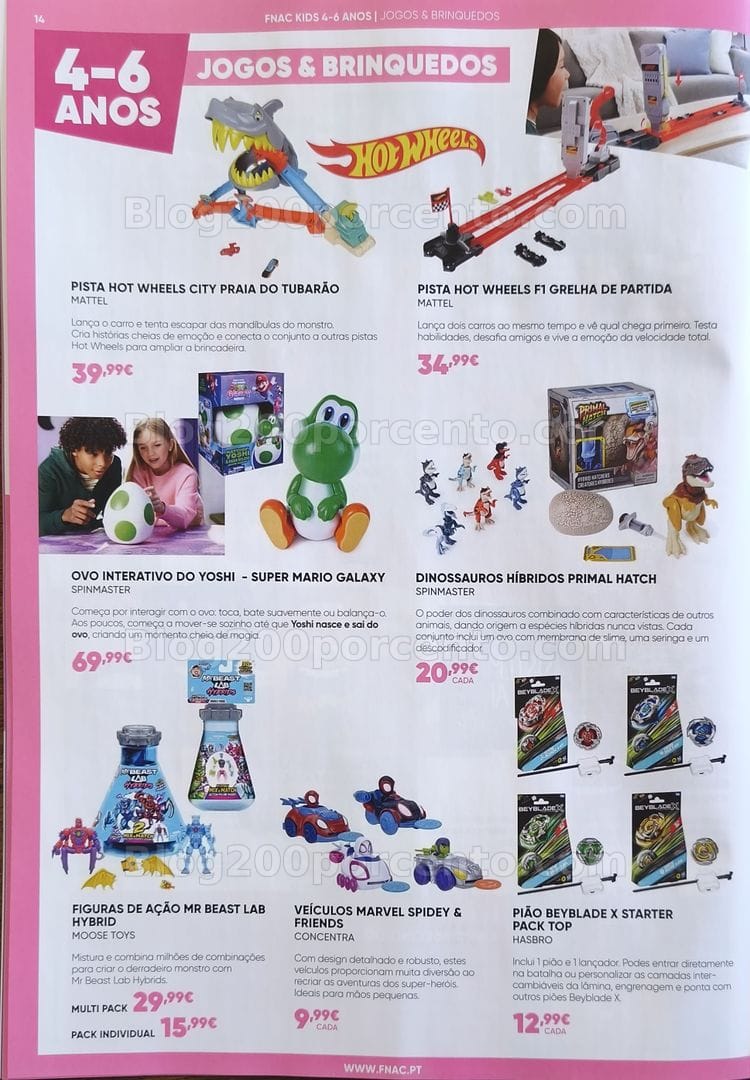 Antevisão Folheto FNAC Kids Promoções até 18 junho