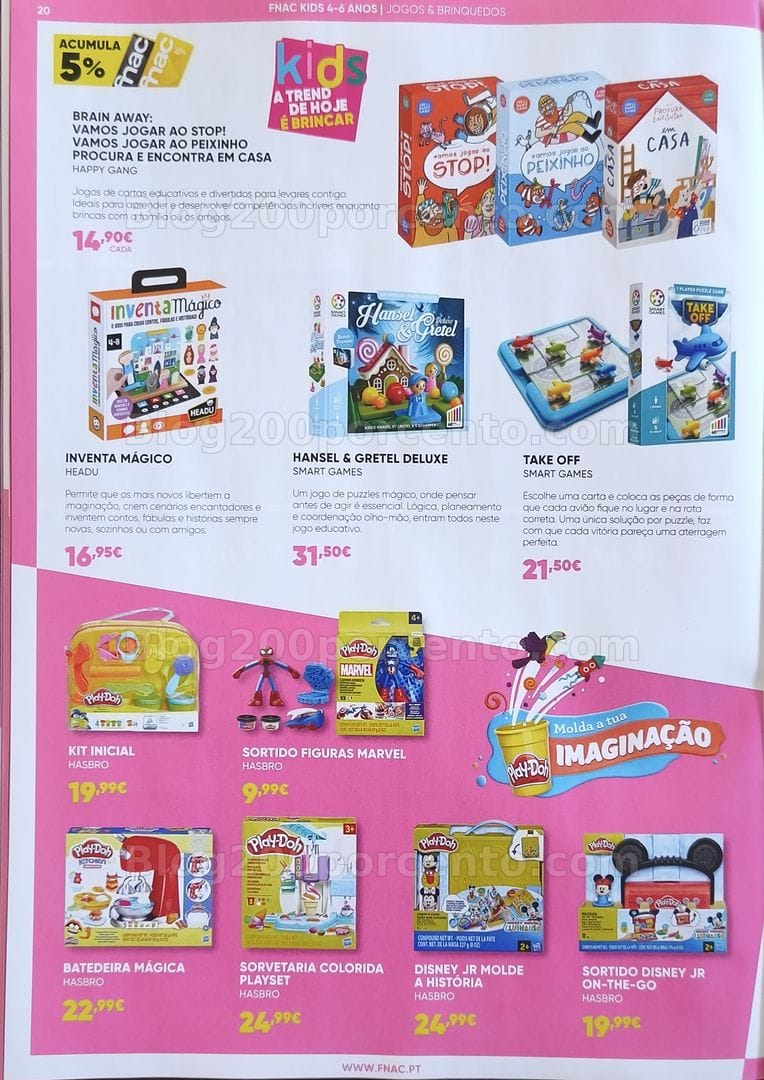 Antevisão Folheto FNAC Kids Promoções até 18 junho