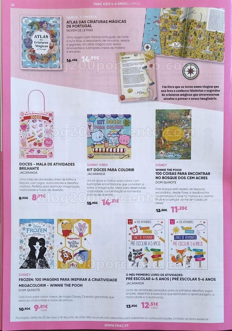 Antevisão Folheto FNAC Kids Promoções até 18 junho