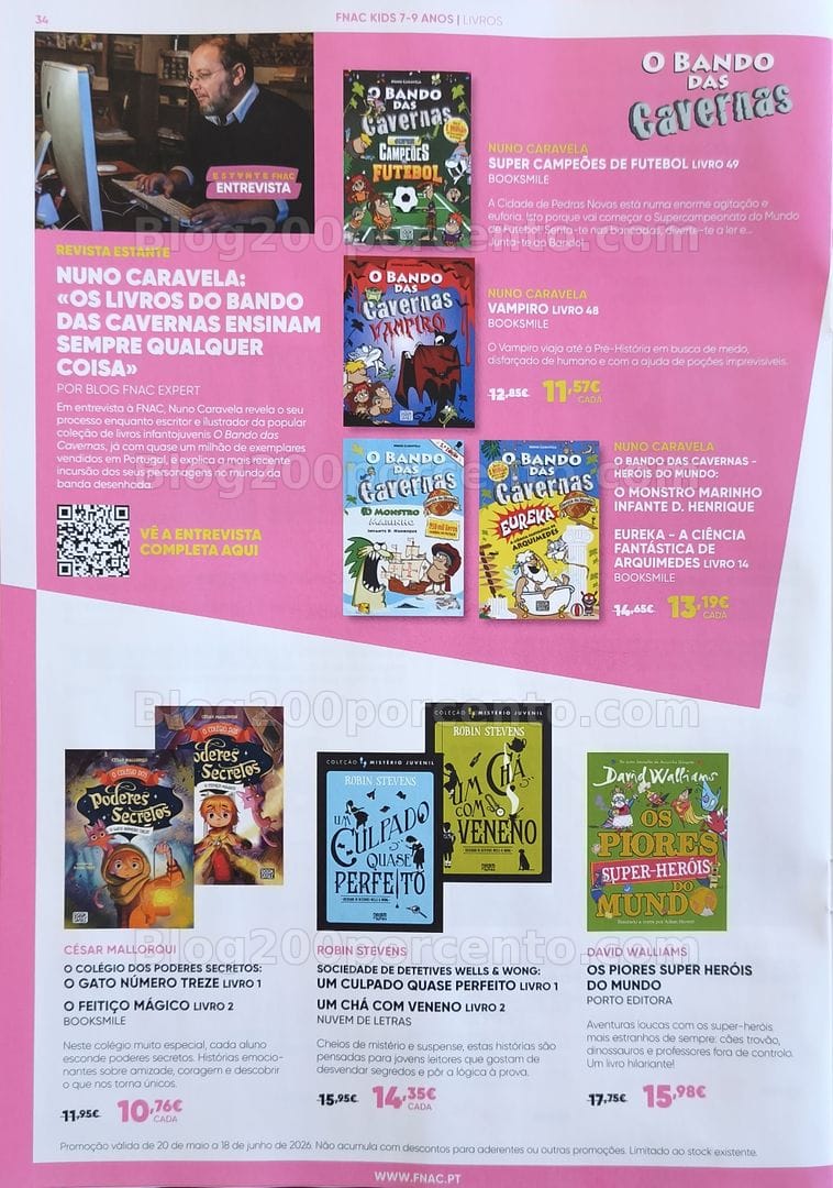 Antevisão Folheto FNAC Kids Promoções até 18 junho