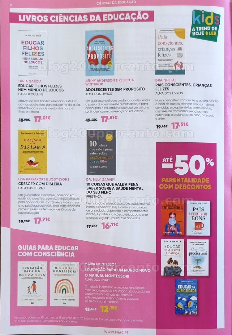 Antevisão Folheto FNAC Kids Promoções até 18 junho