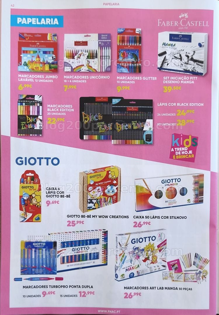 Antevisão Folheto FNAC Kids Promoções até 18 junho