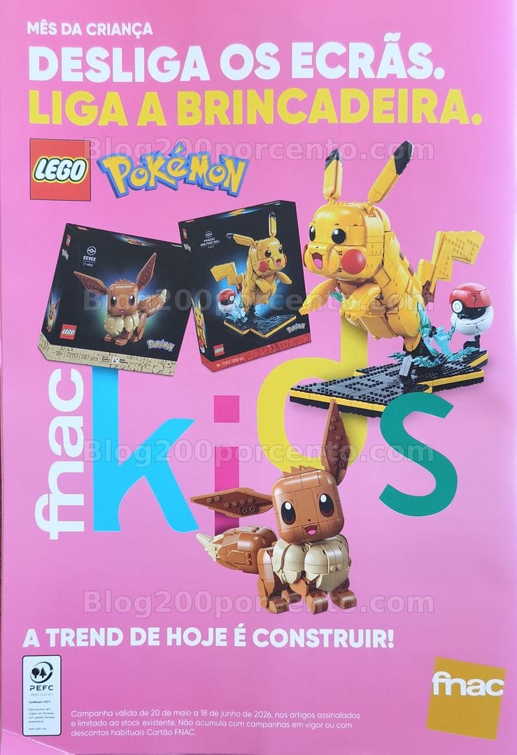 Antevisão Folheto FNAC Kids Promoções até 18 junho