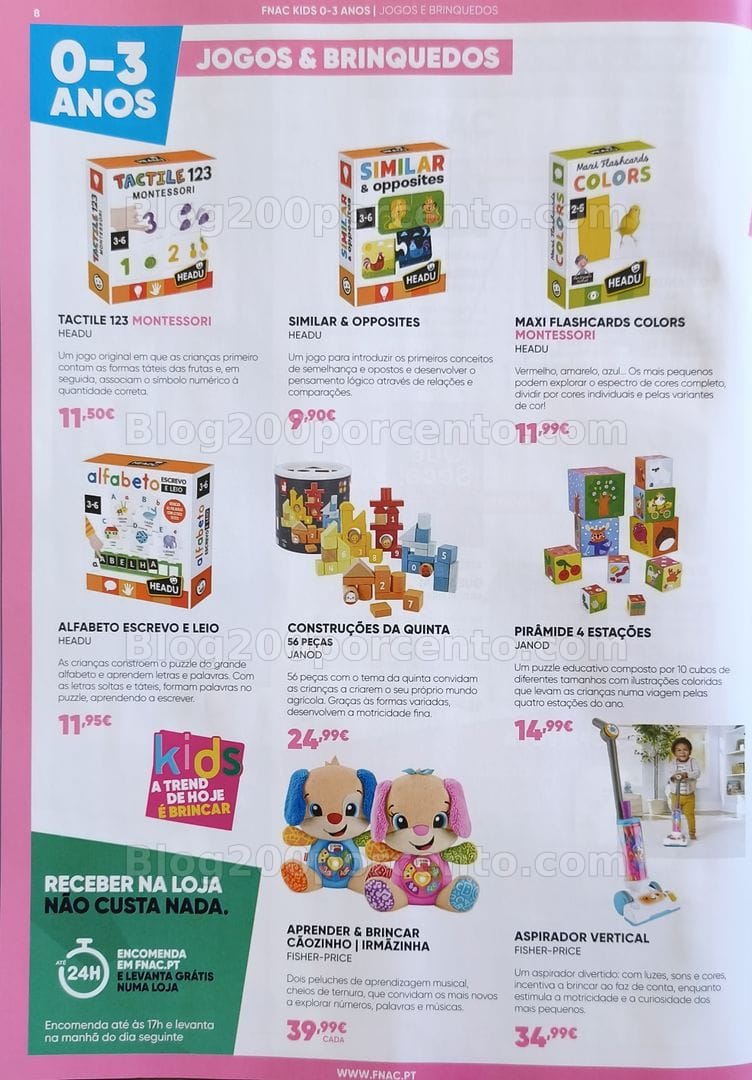 Antevisão Folheto FNAC Kids Promoções até 18 junho