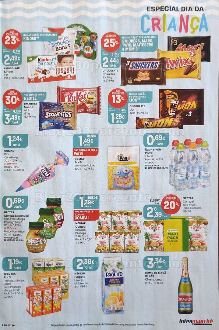 Antevisão Folheto INTERMARCHÉ Promoções de 28 maio a 3 junho