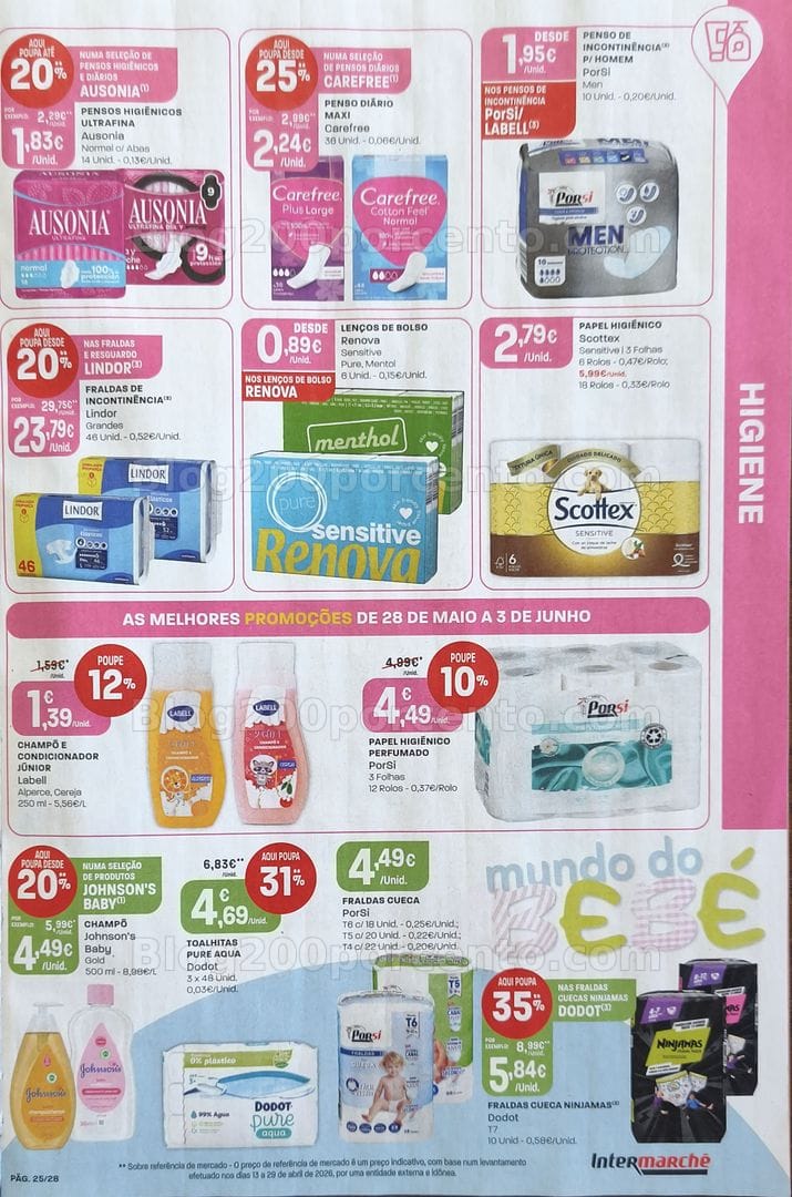 Antevisão Folheto INTERMARCHÉ Promoções de 28 maio a 3 junho