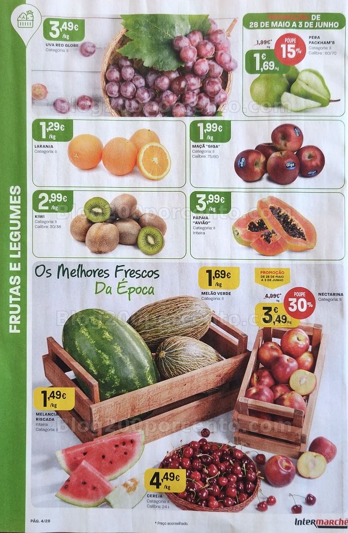 Antevisão Folheto INTERMARCHÉ Promoções de 28 maio a 3 junho